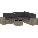  7-dijelni set vrtnih sofa sivi od poliratana | shoptok.hr