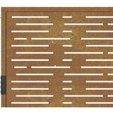 vidaXL Vrtna vrata 105 x 80 cm od čelika COR-TEN četvrtasti dizajn | shoptok.hr