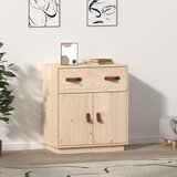 vidaXL Komoda 65,5x40x75 cm trdna borovina Cene