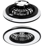  LED prigušiva stropno svetlo sa ventilatorom VENTELUX LED/48W/230V crno + daljinski upravljač | Eponuda.com