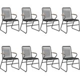  9-dijelni vrtni blagovaonski set od PVC ratana crni | Eponuda.ba