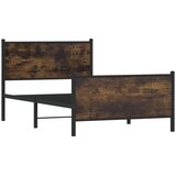  The Living Store Kovinski posteljni okvir z vzglavjem in vznožjem 100x190 cm - Posteljni Okvir, (21458275) Cene