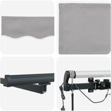  Tkanina za tende s Svijetlo siva 500 × 300 cm Poliester | shoptok.hr