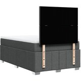  Krevet box spring s madracem tamnosivi 120 x 190 cm tkanina | shoptok.hr