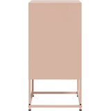 Noćni ormarići 2 kom ružičasti 36 x 39 x 78 cm čelični | Eponuda.com