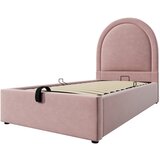 Lumor Oblazinjena postelja 90x200 cm iz umetnega usnja - 90x190 cm - Z shranjevanjem - Bež, (22155519) | Shoptok.si
