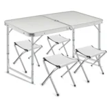 kamperski set sto + 4 stolice
