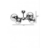 Opviq luster metal 846STL2939, crni | Eponuda.ba