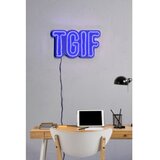 WALLXPERT Dekorativna plastična LED rasveta TGIF Blue | ePonuda.com