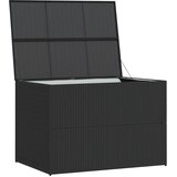  Vrtna kutija za pohranu crna 150 x 100 x 100 cm od poliratana | Eponuda.ba