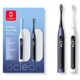 Oclean Električna zobna ščetka X Lite Set - Duo Temno Modra + Siva, Sonični motor | Shoptok.si