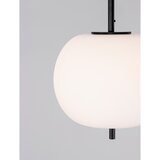 Nova Luce Bijela/crna staklena viseća svjetiljka ø 30 cm Lato – | shoptok.hr
