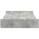  Krevet s ladicama Betonski sivi 120 x 190 cm Konstruirano drvo | shoptok.hr