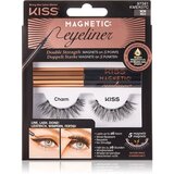 Kiss Magnetic Eyeliner & Eyelash Kit magnetne trepalnice 07 Charm 5 g | Shoptok.si