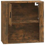  Zidni ormarić dimljenog hrasta 80x33x80 cm konstruirano drvo | shoptok.hr