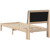  Krevetni okvir s tapiciranim uzglavljem Smeđa 75 x 190 cm | shoptok.hr