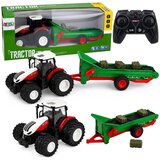  Remote Controlled Agricultural Tractor with Conveyor Belt RC Bale Lights 1:24 | Shoptok.si