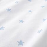 Bianca Bela/modra napenjalna enojna bombažna otroška rjuha 90x190 cm Mini Star & Stripes – | Shoptok.si