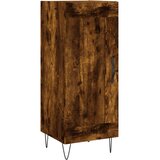  Visoka komoda dimljeni hrast 34,5x34x180cm konstruiranog drva | shoptok.hr