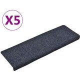  Otirači za stepenice 5 kom prošiveni 65x21x4 cm antracit | shoptok.hr