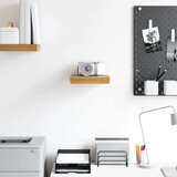  Polica na zidu Zidne Smeđa 23 x 23,5 x 4 cm Konstruirano drvo | shoptok.hr