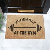 Artsy Doormats Predpražnik iz kokosovih vlaken 40x60 cm Probably At The Gym – | Shoptok.si