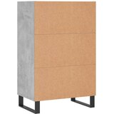  Visoka komoda siva boja betona 57x35x90 cm konstruirano drvo | Eponuda.com