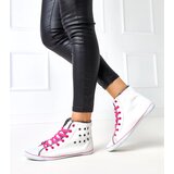 Gemre White high-top sneakers with geometric pattern Kalert | shoptok.hr