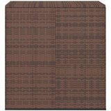  Kutija za vrtne jastuke od PE ratana 100 x 49 x 103 5 cm smeđa | shoptok.hr