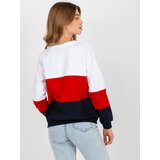 RUE PARIS Sweatshirt-RV-BL-8328.86P-white-navy blue | Shoptok.si