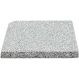  Postolje za suncobran granitno 25 kg četvrtasto sivo | shoptok.hr