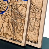 EPICPRODUCTION 3D mapa grada "beograd" (braon, novo) | ePonuda.com