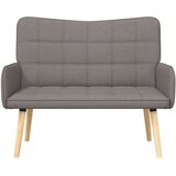  Kauč za dvoje Sivo-smeđa 115 x 61 x 87 cm tkanina | shoptok.hr