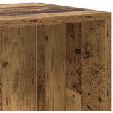  Kutni ormarić boja staro drvo 33x33x132 cm konstruirano drvo | shoptok.hr