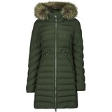Superdry Puhovke FUJI HOODED MID FAUSSE FOURRURE Kaki Cene