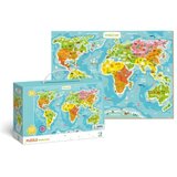  Puzzle map of the world 100pcs ( 104/300123 ) | ePonuda.com