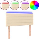  Posteljno vzglavje krem 80x5x78/88 cm blago | Shoptok.si