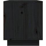 TV ormarić Crna 80 x 35 x 40,5 cm od masivne borovine | Eponuda.com