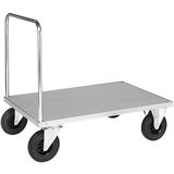 Kongamek ploski voziček, nosilnost 500 kg, 1 potisni ročaj, dxšxv 1000 x 700 x 900 mm, brez zavore | Shoptok.si