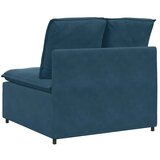  Modularna sofa s jastucima plava 100 cm - Plava Središnja sofa | shoptok.hr