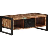 Maison Chic Klubska mizica - kavna mizica - Nizka mizica večbarvna 90x50x36 cm trden predelan les, (21752458) Cene