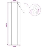Rolo zavjesa Smeđa 60 x 220 cm Bambus | shoptok.hr