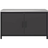  Kuhinjsko skladištenje s policom Crna 90 x 50 x 53 cm Čelik | shoptok.hr