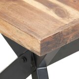 vidaXL Jedilna miza 160x80x75 cm trden les s finišem iz palisandra | Shoptok.si