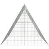  Kavez za piliće Srebrno 215 x 100 x 85 cm Cinkani čelik | shoptok.hr