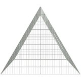  Kletka za piščance srebrna 215 x 100 x 85 cm Cinkana jeklena, (5000204327) | Shoptok.si