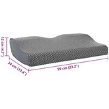  Jastuk s jastukom Siva 60 x 34 x 11 cm Poliester | shoptok.hr