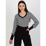 BASIC Feel Good Blouse-RV-BZ-8612.03-black-white | Shoptok.si