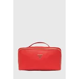 Guess Kozmetična torbica rdeča barva