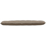  Jastuk za leđa Sivo-smeđa 180 x 50 cm Mikrofiber tkanina | shoptok.hr